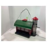 BARN WITH SILO BIRD FEEDER - 15" X 12"
