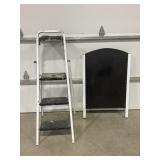 TRICAM FOLD UP STEP LADDER & FOLD UP TABLE