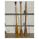 FEATHER BRAND & NAVAJO BRAND WOODEN CANOE PADDLES