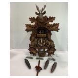SWISS MUSICAL MOVEMENT HAND CARVED HUNTER STYLE