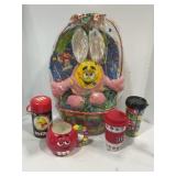 M&M THERMOS, EASTER BASKET, MUGS AND TUMBLERS