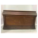 NEW HOME OAK SEWING MACHINE TOP BOX - 19 1/2" X