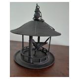 CAST IRON BIRDFEEDER W/ WORKING GATES - 12" x 12"