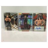 LOT OF 3 WWE COLLECTOR CARDS - JIMMY GARVIN SIGNED