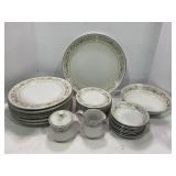 LARGE LOT OF STERLING FLORENTINE FINE CHINA JAPAN