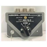 ALPHA DELTA "B" SERIES MODEL DELTA-2 COAX SWITCH