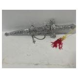 ORNATE 14" FIXED BLADE KNIFE WITH SHEATH - NEW IN