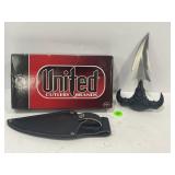UNITED CUTLERY DRAGON TOOTH DAGGER WITH SHEATH -