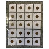 LOT OF (20) 1917-S LINCOLN CENTS