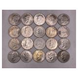 LOT OF (20) 1976 EISENHOWER DOLLARS
