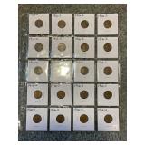 LOT OF (20) 1916-S LINCOLN CENTS