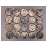 LOT OF (20) 1976-D EISENHOWER DOLLARS
