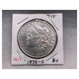 1878 S MORGAN SILVER DOLLAR - 7TF