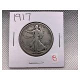 1917 WALKING LIBERTY HALF DOLLAR