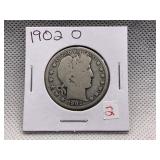 1902-O BARBER HALF DOLLAR