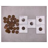 LOT OF ASSORTED LINCOLN CENTS