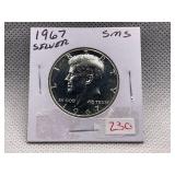 1967 KENNEDY HALF DOLLAR SILVER SMS