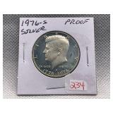 1976-S KENNEDY HALF DOLLAR SILVER PROOF