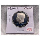 1984-S KENNEDY HALF DOLLAR PROOF