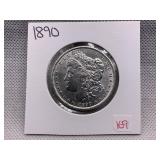 1890 MORGAN SILVER DOLLAR