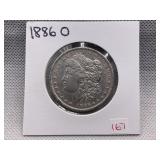 1886 O MORGAN SILVER DOLLAR