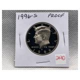 1996-S KENNEDY HALF DOLLAR PROOF