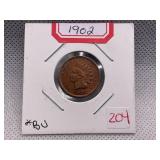 1902 INDIAN HEAD CENT