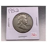 1952 FRANKLIN HALF DOLLAR