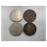 LOT OF 4 V NICKELS