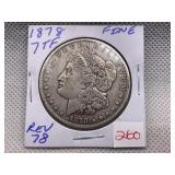 1878 7TF MORGAN DOLLAR FINE