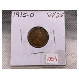 1915-D LINCOLN CENT VF25