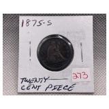 1875-S TWENTY CENT PIECE
