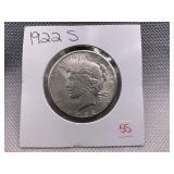 1922-S PEACE DOLLAR