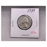 1939 WASHINGTON QUARTER
