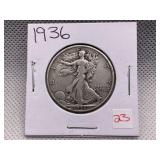 1936 WALKING LIBERTY HALF DOLLAR