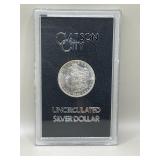 1883 CARSON CITY GSA SILVER DOLLAR WITH ORIGINAL