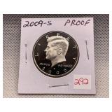 2009-S KENNEDY HALF DOLLAR PROOF