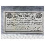 $30 1880 NORTH CAROLINA CONFEDERATE TREASURY