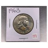 1963 FRANKLIN HALF DOLLAR