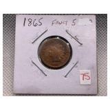 1865 INDIAN HEAD CENT