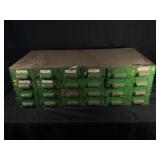 INDUSTRIAL 18 DRAWER METAL BOLT BIN - 34" X 17" X