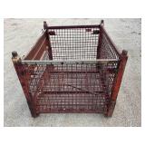 HEAVY DUTY INDUSTRIAL STACKABLE METAL CRATE - 38"