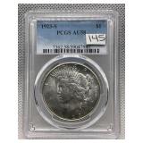 1926-S PEACE DOLLAR PCGS AU58