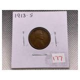 1913-S LINCOLN CENT