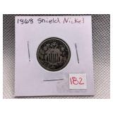 1868 SHIELD NICKEL