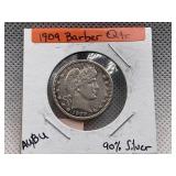 1909 BARBER QUARTER