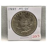 1887 MORGAN DOLLAR MS65