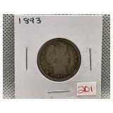 1893 BARBER QUARTER