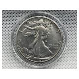1938-D WALKING LIBERTY HALF DOLLAR