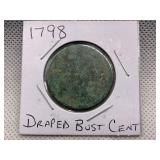 1798 DRAPED BUST LARGE CENT